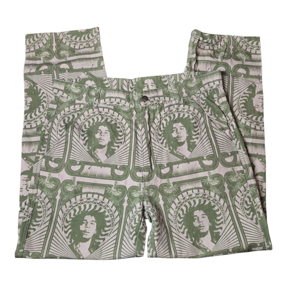 Bob Marley x Shoe Palace Men's M Kaya Portrait Pants Limited Edition Reggae